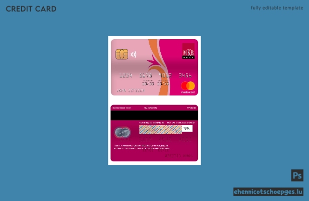 Beispielvorschau der MKB Bank Mastercard (Ungarn)